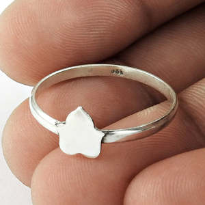 Latest Design Mini Lotus Flower <b>Ring</b> <b>Crafted</b> From 925 Solid Sterling Silver Handmade Bohemian Jewelry Available At Lowest Price - Product Image 1