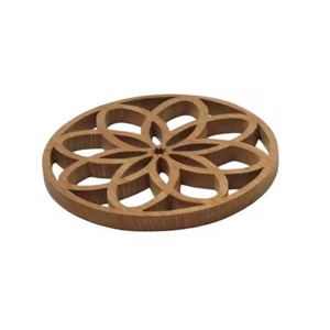 <b>Trivets</b> silver finish metal spiderweb shaped hollow heat insulation base pad for dining table safety <b>trivets</b> Kitchen Dining - Product Image 2