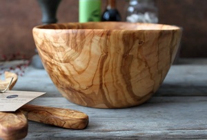 Tazón de madera, cuenco de madera, tazones, tazón para ensalada, regalo de madera, regalo de cumpleaños, regalo para ella, regalo para él, regalo de cocina, regalo de Navidad - Product Image 1