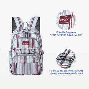 SAKOS Custom High Quality 15.6 Inch <b>Laptop</b> <b>Backpack</b> Waterproof Antibacterial Zipper High-Density Polyester Modern 20-35L Office - Product Image 3