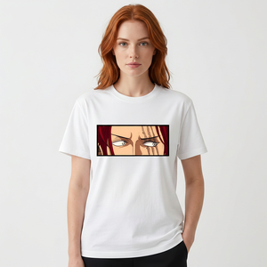 T-shirt graphique Eyes pour homme, manches courtes, coton, décontracté, col rond, coupe classique, imprimé sur le devant - Product Image 4