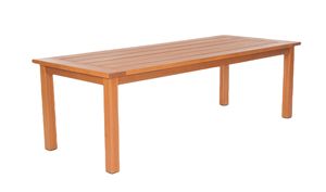 โต๊ะรับประทานอาหารยูคาลิปตัสไม้เนื้อแข็ง | เฟอร์นิเจอร์กลางแจ้งเกรดสัญญาหรูหรา | ทำในเวียดนาม - Product Image 3