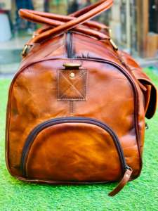 SUPERIOR TRADERZ Sac de voyage de luxe en cuir fait main avec fermeture éclair, taille personnalisée, multifonctionnel pour week-end - Product Image 2