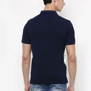 Polos personnalisés avec logo imprimé, polos à manches courtes pour hommes avec imprimé floral, avec poche, haut en coton tricoté décontracté - Product Image 2