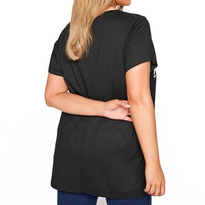 Camiseta de Alta Calidad para Mujer, Talla Grande, Fabricada en Pakistán, Algodón Transpirable, Camiseta para Mujer 2025, Fábrica de Pakistán - Product Image 4