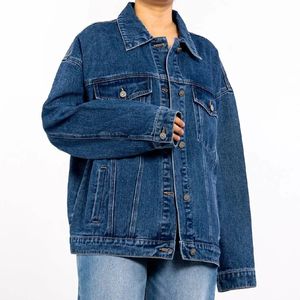 2026 Ladies Blue Denim Jacket Classic <b>Jean</b> Outerwear Modern Street Style Premium Quality Wholesale Fashion - Product Image 5