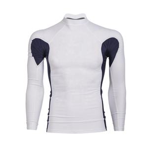 Mejor diseño Fitness Wear Rush Guard Color y tamaño personalizados Rash Guard Manga larga Regular Fit MMA Rash Guard - Product Image 5
