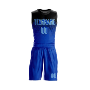 Ensemble d'uniformes de basketball pour hommes de haute qualité, design OEM, grandes tailles, nouveau style, uniforme de sport par sublimation à bas prix - Product Image 2