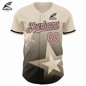 Maillot de baseball respirant 100 % polyester personnalisé avec logo, ensemble uniforme de sport pour adultes, le plus vendu - Product Image 2