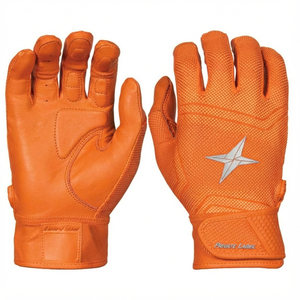 genuine leather customized Leather Batting Gloves Custom Logo Breathable pink color high grip Gloves - Product Image 5