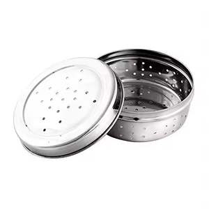 Boîte à épices en acier inoxydable Masala Dabba avec couvercle perforé, récipient à épices de cuisine, organisateur de rangement pour épices indiennes - Product Image 6
