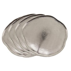 Antique Finish Metal Charger Plate Crafted for Luxury <b>Table</b> Decoration Restaurant Catering and Special Occasion Use - Product Image 6