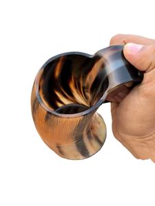 Mug à vin en corne poli, design moderne, écologique, de haute qualité, article décoratif, Unique, India Perfect Enterprises - Product Image 2