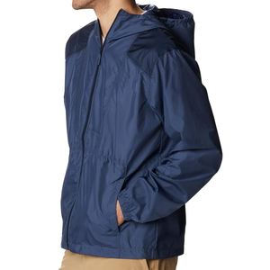 Veste coupe-vent à capuche pour homme OEM, best-seller, nouvelle mode, 100% nylon, rembourrée de duvet pour les activités de plein air en hiver, logo personnalisé - Product Image 3