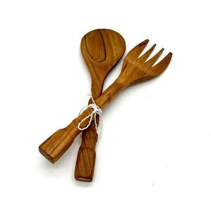 Top Trending Home Kitchen Tabletop Decoration Spoon Set Catering Use Natural Mango Wooden Cutlery Sets With Natural Finishing - Product Image 1