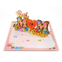 Regalos de Lujo para el Día de la Madre con Tarjeta de Felicitación 3D Pop-Up para Mamá