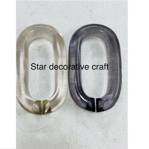 Chaîne en résine transparente et colorée pour décoration murale, maillons de chaîne tendance, magnifiques chaînes colorées amovibles pour le Nouvel An - Product Image 3