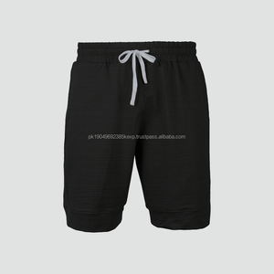 New Design Tracksuit Athletic <b>With</b> <b>Zipper</b> <b>Pockets</b> men Spandex <b>Shorts</b> Gym - Product Image 4