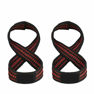 Correas Ajustables en Forma de 8, Duraderas, Ligeras y Ecológicas, con Neopreno y Algodón para Levantamiento de Pesas y Entrenamiento de Fuerza - Product Image 6