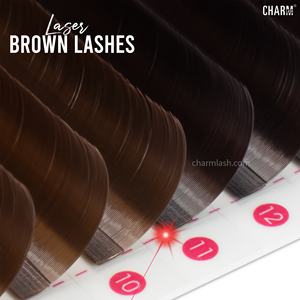 กล่องขนตาปลอม Charmlash ขายส่ง ขนตาต่อแบบตัดด้วยเลเซอร์ น้ำหนักเบา ขนตาต่อแบบติดด้วยความร้อน ขายดี ให้ลุคธรรมชาติยิ่งขึ้น - Product Image 1