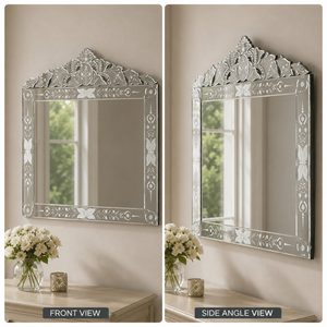 Premium Vintage Venetian Baroque Wall <b>Mirror</b> | Antique Style Luxury Decorative Glass <b>Mirror</b> for Home Interior Decor - Product Image 5