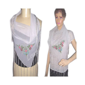 Elegant Chiffon Square Triangle Neck Scarf Lightweight Fashion Headscarf Soft Sheer Hair <b>Wrap</b> Stylish Bandana <b>Shawl</b> for Women - Product Image 1
