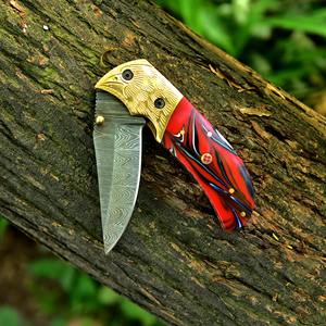 มีดพับคลาสสิก ด้ามไม้ พร้อมใบมีดขัดเงา สำหรับการใช้งานในชีวิตประจำวันแบบดั้งเดิม มีดพับ - Product Image 2