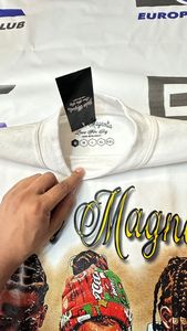 Camiseta de la mejor calidad con estampado DTG para hombre, talla grande, de algodón 100% grueso, corte holgado, estilo streetwear. - Product Image 4