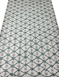 Tela de Tul con Encaje Floral, Elegante y Tradicional, con Pedrería, Hecha a Mano, Colores Personalizados, Ecológica, 5 Yardas, para Vestidos, A.K.TRENDY - Product Image 2