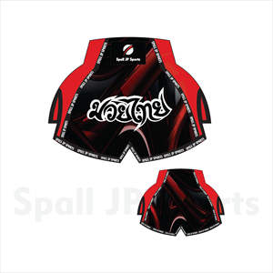 Shorts de Muay Thai personnalisés avec impression par sublimation, shorts de combat avec logo personnalisé, shorts de Muay Thai, shorts de kick-boxing - Product Image 2