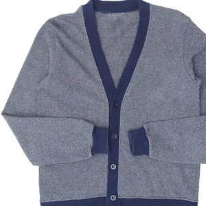 Unisex Vintage Style Casual <b>Cardigan</b> Sweater For Custom Embroidered Logo School Spirit Sports Winter Knitwear - Product Image 5