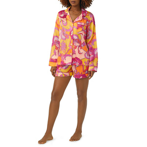 Sublimation Design Women Home <b>Clothes</b> Sets Pajamas Fashion Full Length Sleeping Suits With Shorts Sets for Women for Christmas - Product Image 1