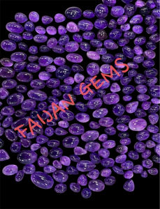 AMETHYSTE naturelle Cabochon de pierres précieuses en vrac poli mélange forme toutes tailles Cabochon de cristal pour la fabrication de pendentifs de bijoux - Product Image 2