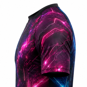 T-shirt de compression respirant anti-UV pour femme, manches courtes, haut de sport athlétique, séchage rapide, Spandex/Nylon, entraînement en salle de sport, fitness - Product Image 5
