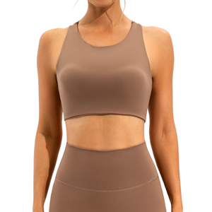 OEM ODM High Quality Customized Lightweight High Support Women Sports Bra Set Shockproof Breathable One Shoulder Yoga Running - Product Image 3
