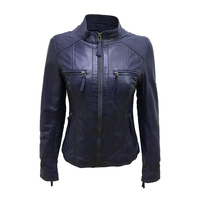 Hochwertige Maßgefertigte Echte Leder-Bikerjacke für Herren Slim Fit mit Protektoren-Taschen Motorradjacke Wasserdicht Atmungsaktiv Umweltfreundlich Winter