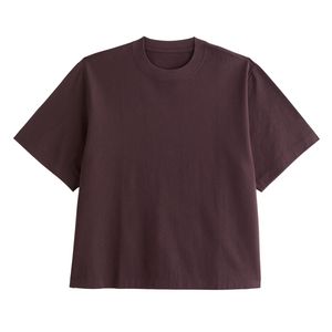 เสื้อยืดคอกลมโอเวอร์ไซส์ผ้าคอตตอน 100% หนานุ่ม สไตล์สตรีทแวร์ ออกกำลังกายได้ ใส่ได้ทุกวัน พิมพ์ลายโลโก้ด้านหน้า รับผลิตตามสั่ง ขายส่ง ราคาพิเศษ สินค้าขายดี - Product Image 1