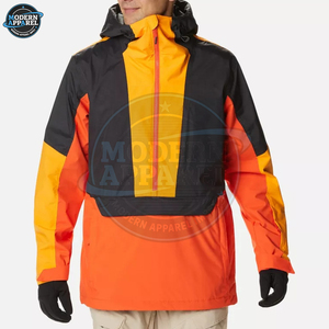 Chaqueta de esquí deportiva a prueba de viento de diseño personalizado para hombre, de alta calidad, de secado rápido, transpirable, tallas grandes. - Product Image 2