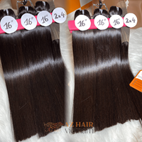 Lots de Cheveux Naturels Vietnamiens 100% Bruts, Super Double Drawn, Lisses Comme des Baguettes, Cheveux Humains Longs de 80 à 40 Pouces, Prêts à Expédier