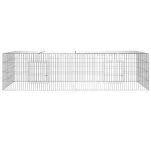 Playpen coniglio a 2 pannelli 86.6 ferro zincato "x 43.3" x 21.7" - Product Image 3