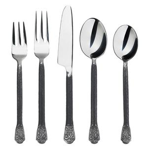Ensemble de couverts en acier inoxydable avec manches forgées à la main, compatibles lave-vaisselle, écologiques, prix de gros, qualité alimentaire - Product Image 2