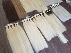 Extensions de cheveux Remy vierges vietnamiennes 100% ruban pré-collé brut de couleur claire 8-32 pouces vague droite soyeuse - Product Image 4