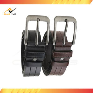 Ceinture en cuir PU pour homme avec logo personnalisé, 120 cm, boucle à ardillon en alliage, écologique, fabrication décontractée, Pakistan, vente en gros Ned Design Factory - Product Image 6