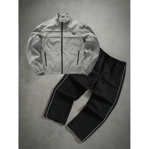 Wholesale Lightweight Stand Collar Nylon Windbreaker <b>Jacket</b> Custom Logo <b>Zip</b> <b>Up</b> Outdoor Training Outwear OEM ODM Men's <b>Jackets</b> - Product Image 4