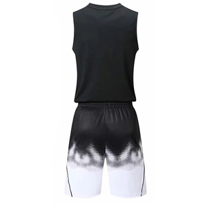 2026 High Quality Team Wear Basketball Uniform Set Boys Plus Size Custom Breathable Mesh V-neck Quick Dry Wholesale Sportswear - Product Image 2