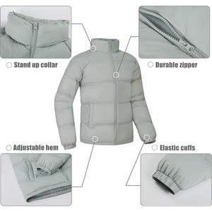 Unisex Hooded Waterproof Windproof Quilted Jacket with Custom Logo OEM/ODM Private Label Supply <b>Winter</b> Outdoor Insulated <b>Coat</b> - Product Image 4