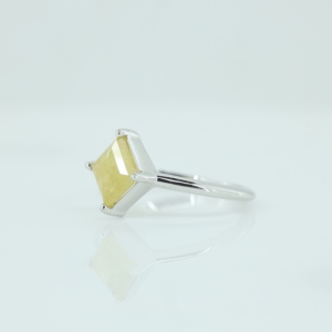 <b>Emerald</b> Cut Green Peridot Bezel Setting 925 Sterling <b>Silver</b> Luxury Fine Jewelry Bulk Wholesale Women's Gemstone Wedding <b>Ring</b> - Product Image 2