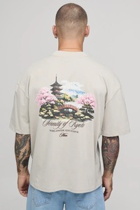 Camiseta Oversize para Hombre, Corte Cuadrado, Hombros Caídos, Ajuste Holgado, Algodón Pesado, Estilo Urbano, Diseño Personalizado, Proveedor - Product Image 2