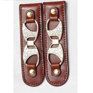 Bling Decorative Leather Clips <b>for</b> Ladies Breathable Equestrian-Inspired Boots Accessory - Product Image 1
