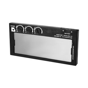 Lente per Saldatura Auto-Oscurante 4.25'' X 2'' con Sensore Doppio Arco Regolabile Tonalità 5-13, Rivestimento Oro True Color e Pulsante Accensione/Spegnimento - Product Image 1
